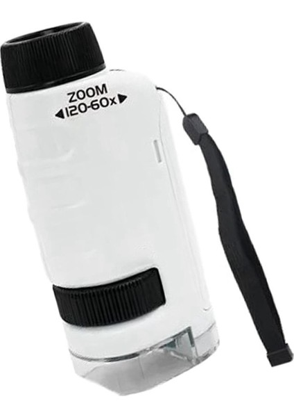 Minilabsters Miniscope Kids, Mini Labsters Taşınabilir Mikroskop, Mini Labsters Taşınabilir Mikroskop (Beyaz) (Yurt Dışından)