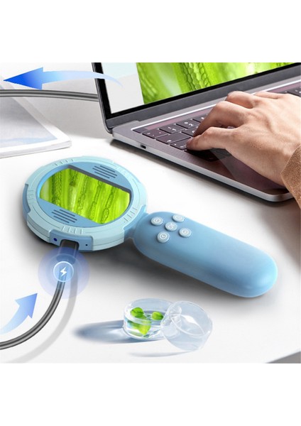 2 Inç IPS Ekranlı Dijital Mikroskop 100X Cep Büyütme Cam, Yetişkinler Için Işık (Yurt Dışından) modelleri