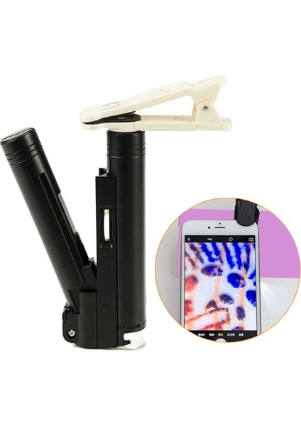 Akıllı Telefonlar Için Evrensel Klipli Taşınabilir Mini Büyüteç, Çocuk Yetişkin Trikodlar, Küçük Nesneler ile 100X Mikroskop (Yurt Dışından) modelleri