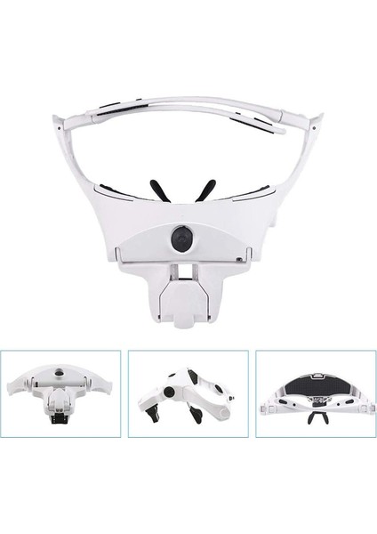 LED Işıklı Baş Bandı Camları Büyüteç Cam 5 Etkilenmez Lens 1.0x/1.5x/2.0x/2.5x/3.5x Takım Onarımı Okuması Için (Yurt Dışından) indirimleri