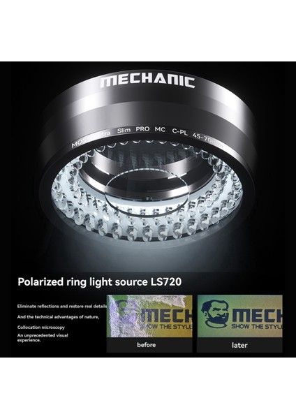 Mekanik Endüstriyel Hd Mikroskop Mikroskobu Polarize Halka Işık Ayarlanabilir LED Halka Işık Detay Polarize Halka Işık (Yurt Dışından) modelleri