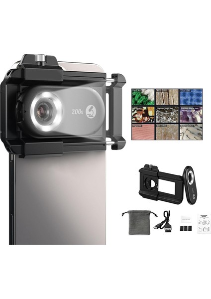 Cep Telefonu Mikroskop Lensi Cpl LED 3&#39;te 1 Makro Büyüteç Kitleri Telefon Lens 200X Için Biyolojik Mikroskop (Yurt Dışından) fiyatları