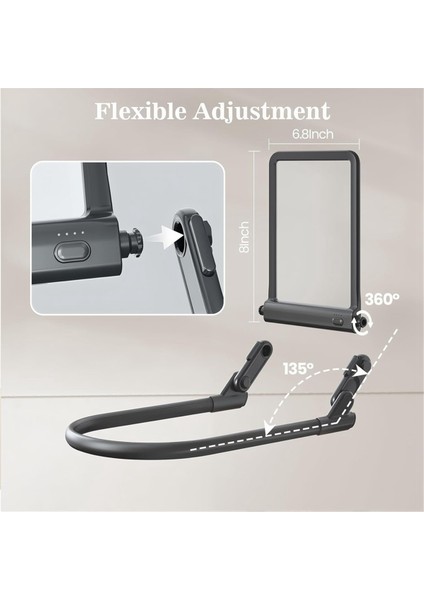 Açık Ellersiz Büyüteç, 3 Renkli Kısaltılabilir, Okuma Için Işık ile Büyüteç, Boyun Giyme Tam Sayfa Büyüteç (Yurt Dışından) modelleri