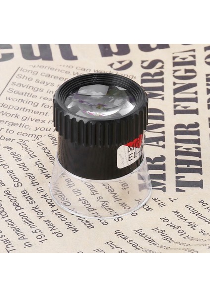 10X Kuyumcular Loupe Büyüteç Takı Göz Döngü Cep Cam Izleme Paraları Taşlar Pulları Izlemek (Yurt Dışından) modelleri