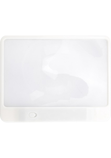 Candy Asi-Tv-On-Tv Tam Sayfa Kitap Büyüteç ve Işık Sayfa 3x Daha Büyük, Optik Sınıf, Parlama Önleyici Beyaz (Yurt Dışından)