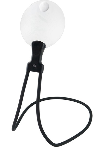 Taşınabilir Boyun Esnek Büyüteç Asma 3x 10X Büyütme Cam Loupe Sewing Mücevherleri Okuyan Yaşlılar Için (Yurt Dışından)