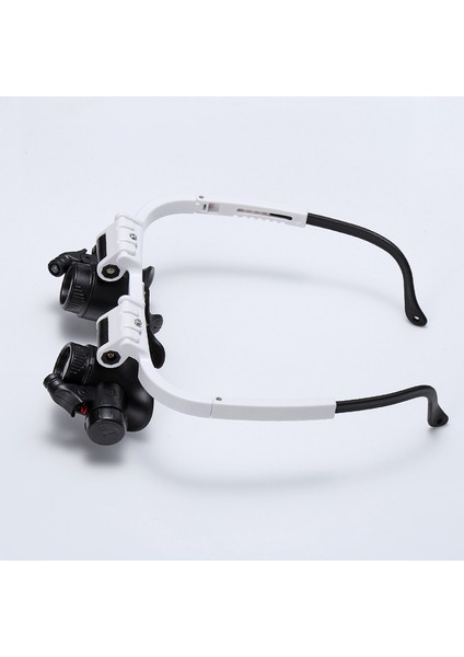 8x 15X 23X Çift Göz Loupe Kafa Giyen Onarım Kuyumcu Saati Saat Büyüteç LED Işık ile Aydınlatılmış Büyüteç (Yurt Dışından) fiyatları