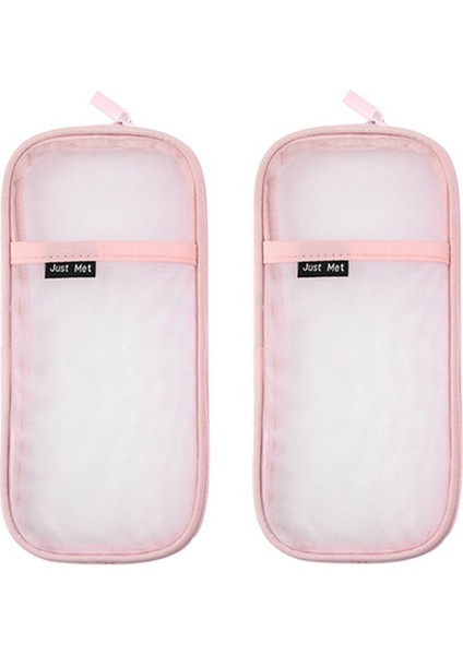 2 Paket Şeffaf Örgü Kalem Kutusu Kılıfı, Açıkça Görünen Izgara Kalem Kutuları (Yurt Dışından)