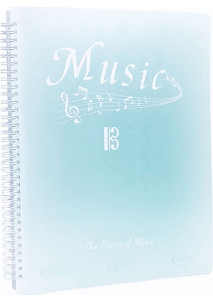Nota Klasörü, 40 Sayfa, Koro Klasörü, Gradyan Zümrüt Yeşili (Yurt Dışından)