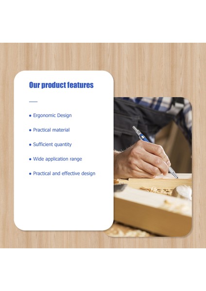 Çelik Kesme Için 12 Adet Kalem Yedekli Katı Marangoz Kalemi (Yurt Dışından) fırsatları