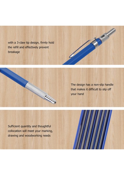 Çelik Kesme Için 12 Adet Kalem Yedekli Katı Marangoz Kalemi (Yurt Dışından) indirimleri