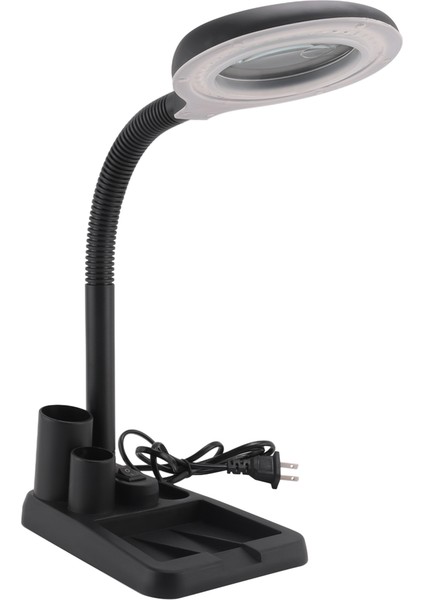 LED Büyütme Lambası 5x 10X Işık Tablosu ve Masa Lambası Zemin Standı Ayarlanabilir Büyüteç Okuma, Onarma (Siyah) Abd Fişi Için (Yurt Dışından) modelleri