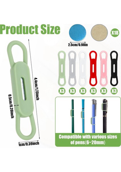18 Adet Manyetik Kalem Kalemlik, Ayarlanabilir Manyetik Kalemlik (Yurt Dışından) modelleri