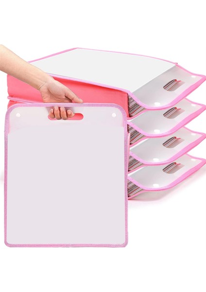 5 Paket Scrapbook Kağıt Düzenleyici, Pembe Genişleyen Kağıt (Yurt Dışından) fiyatları