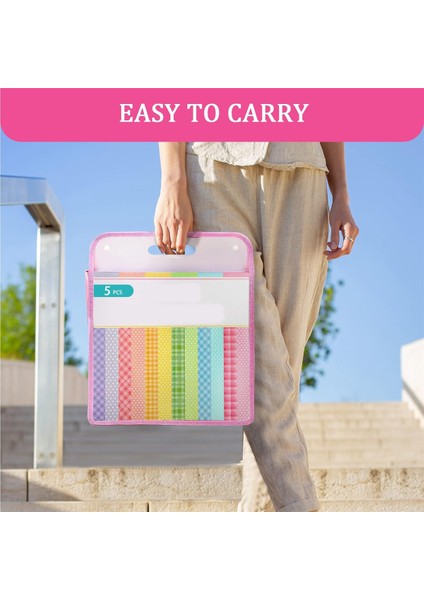 5 Paket Scrapbook Kağıt Düzenleyici, Pembe Genişleyen Kağıt (Yurt Dışından) modelleri