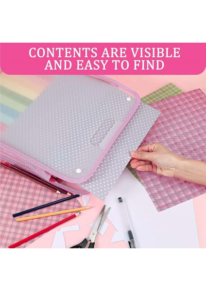 5 Paket Scrapbook Kağıt Düzenleyici, Pembe Genişleyen Kağıt (Yurt Dışından) indirimleri