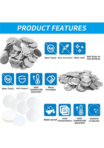 Düğme Yapım Makinesi Yuvarlak Rozet Pimi Için Düğme Yapım Malzemeleri (Yurt Dışından) indirimleri