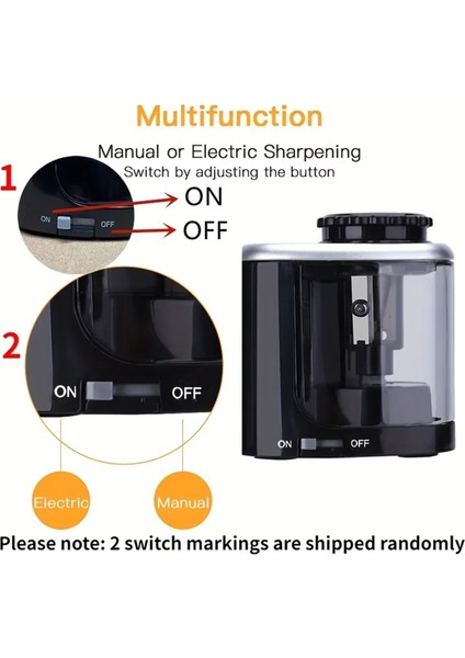 Ten-Wın Elektrikli Kalemtıraş Masaüstü Otomatik Kalemtıraş (Yurt Dışından) fırsatları