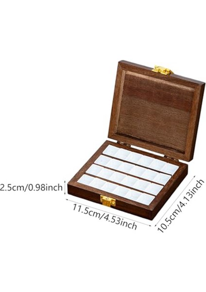 Suluboya Boya Kutusu Ahşap Boş Palet Kutusu Katlanır Boya 24 Izgara (Yurt Dışından) fiyatları