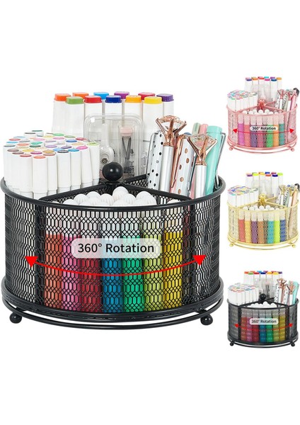 360 Derece Dönebilen Kalemlik,masaüstü Kalemlik Masa Aksesuarları (Yurt Dışından) indirimleri