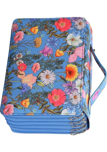 5 Katmanlı Kalem Saklama Tutucu Çantalı 250 Yuvalı Renkli Kalem Kutusu A (Yurt Dışından) indirimleri