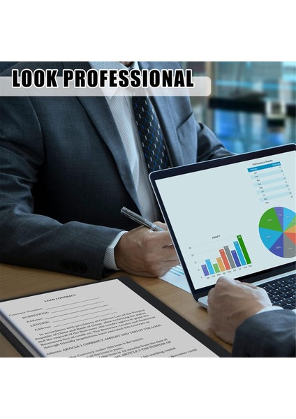 3 Çatallı Bağlantı Elemanlı 10 Paket Rapor Kapağı, Siyah Arka Kapaklı (Yurt Dışından) fırsatları