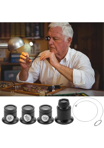 4pcs Monoküler Büyüteç, Saat Cam Büyütme, Cam Göz Loupe Büyüteç Lens, Izleme Onarımı Için Büyütme Aracı (Yurt Dışından) indirimleri