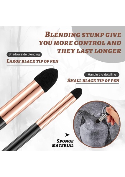 12 Adet Çizim Için Karıştırma Kütüğü Çift Başlı Yıkanabilir (Yurt Dışından) modelleri