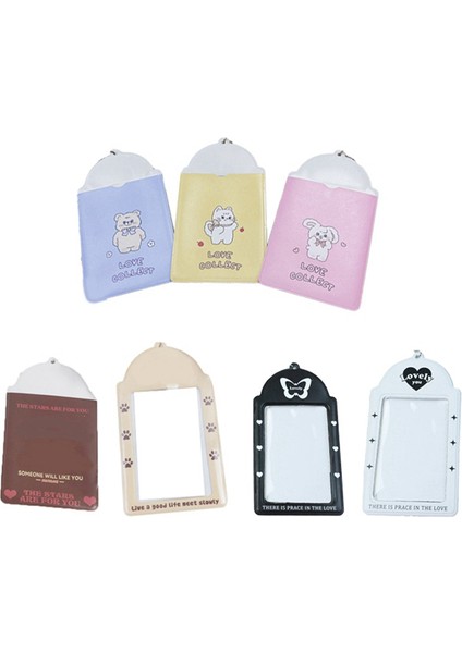 Idol Fotoğraf Kapağı Kimlik Kartı Seti Otobüs Kartı Seti Öğrenci Çantası Kolye (Yurt Dışından) fiyatları