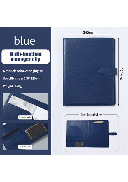 Notlu Iş Sözleşmesi Klasörü Iş Kırtasiye Klasörü Mavi (Yurt Dışından) indirimleri