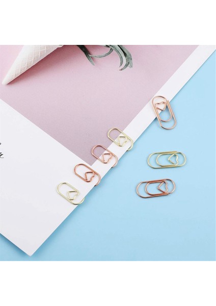 Sevimli Aşk Kalp Şekilli Kağıt Ataçları Kağıt Ataş Ayraç Klipsleri (Yurt Dışından) indirimleri