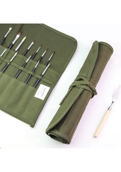 22 Delikli Kalem Perde Çok Işlevli Tuval Kalem Rulo Çantası (Yurt Dışından) fırsatları