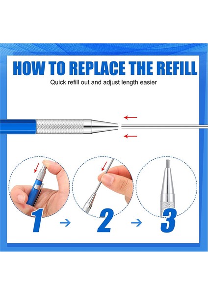 2 Adet Kaynakçı Kalemi 48 Adet Yuvarlak Yedek Mekanik Kalemler (Yurt Dışından) fiyatları