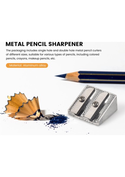 6 Adet Metal Kalemtıraş, Tek ve Çift Delikli Kalemtıraşlar (Yurt Dışından) fırsatları