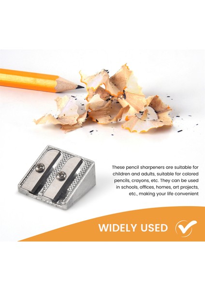 6 Adet Metal Kalemtıraş, Tek ve Çift Delikli Kalemtıraşlar (Yurt Dışından) indirimleri