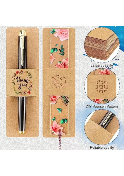 100 Adet Reçine Ayraç Tutucu Tutucu Boş Ekran Kartları Dıy Ayraç (Yurt Dışından) indirimleri