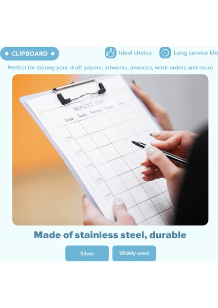 Metal Pano Klasörü A4 Paslanmaz Çelik Pano Işletmeler Için (Yurt Dışından) indirimleri