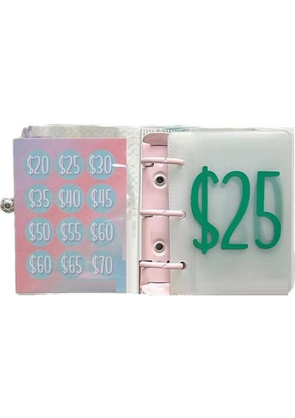 Tasarruf Klasörü L 1000 Tasarruf Mücadelesi, Tasarruf Için Para Klasörü Pembe (Yurt Dışından)