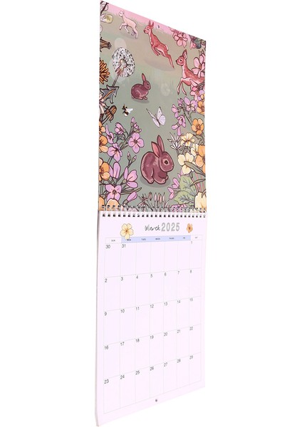 2025 Doğa ve Yaban Hayatı Sanatı Duvar Takvimi (Yurt Dışından) modelleri