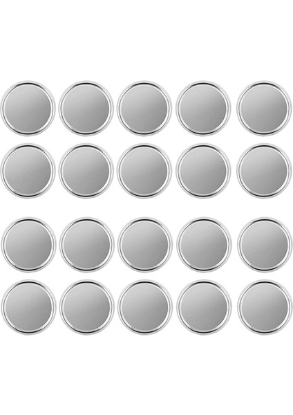 20 Adet Defter Scrapbooking Için Bağlayıcı Halkalar Kitap Diskleri (Gümüş) (Yurt Dışından)