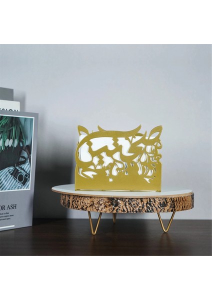 Metal Yemek Masası Peçetelik Kağıt Havlular ve Peçeteler, Süsler, B (Yurt Dışından) fiyatları