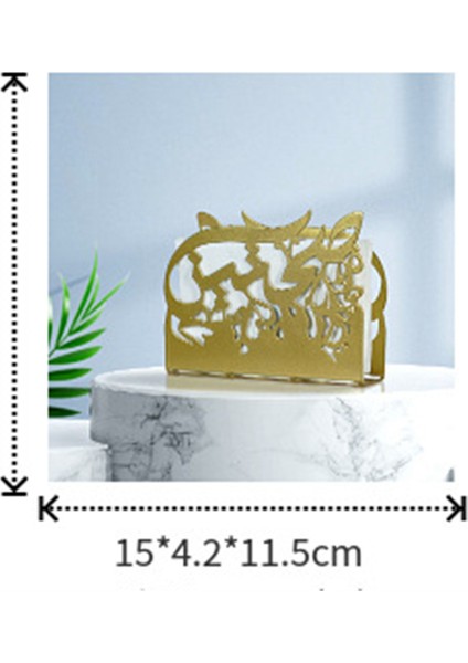 Metal Yemek Masası Peçetelik Kağıt Havlular ve Peçeteler, Süsler, B (Yurt Dışından) modelleri