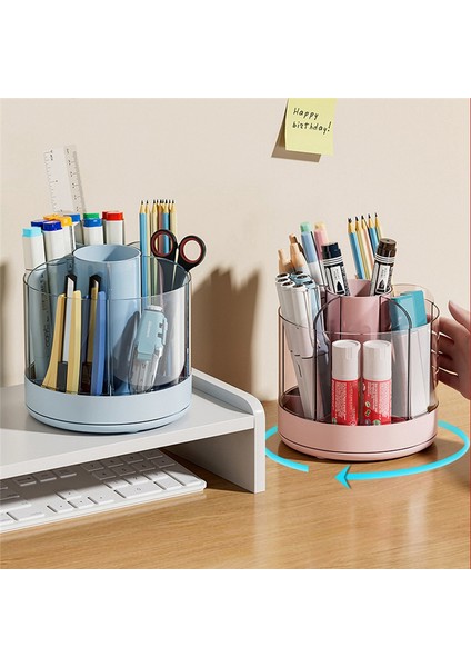 Kalemlik Düzenleyici Masa Kozmetik Düzenleyici Pembe (Yurt Dışından) fiyatları