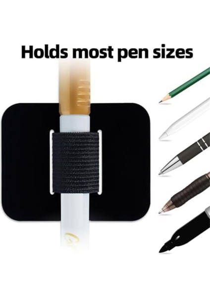 4 Paket Defter Kalem Tutucu, Kendinden Yapışkanlı Kalem Tutucu, Siyah (Yurt Dışından) modelleri