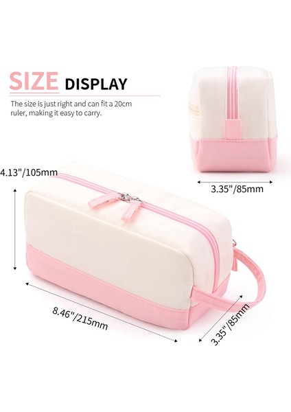 Saplı Büyük Kapasiteli Kalem Kutusu-Pembe (Yurt Dışından) modelleri