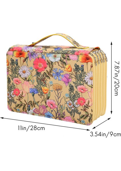 5 Katmanlı Kalem Saklama Tutucu Çanta B ile 250 Yuvalı Renkli Kalem Kutusu (Yurt Dışından) fırsatları