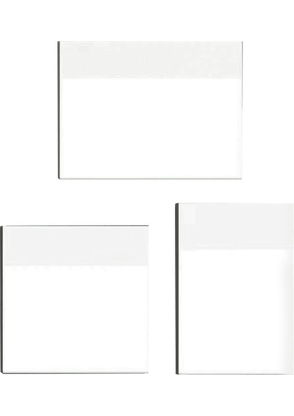 30 Adet Şeffaf Not Defteri, 3 Boyut, Okul ve Ofis Için Su Geçirmez Notlar (Yurt Dışından) fiyatları