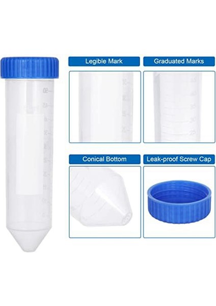 100 Paket 50ML Santrifüj Tüpleri, 50 ml Konik Santrifüj Tüpleri (Yurt Dışından) fiyatları