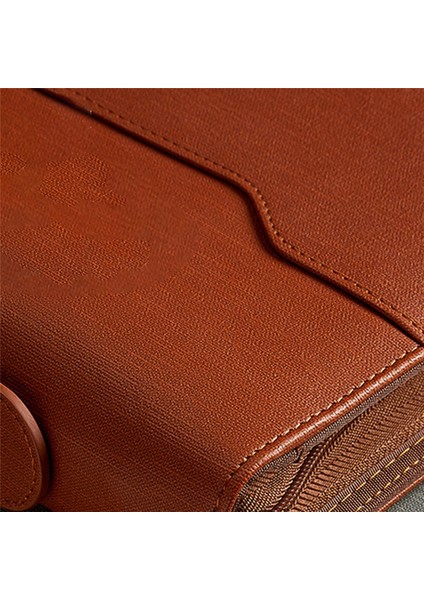 Fermuarlı Portföy Düzenleyici, /belge Düzenleyici (Kahverengi) (Yurt Dışından) fırsatları