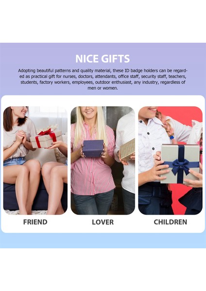 4 Set Yapay Elmas Boyun Askısı Kimlik Kartı Tutucu Rozet Makarası Kart Tutucu (Yurt Dışından) modelleri